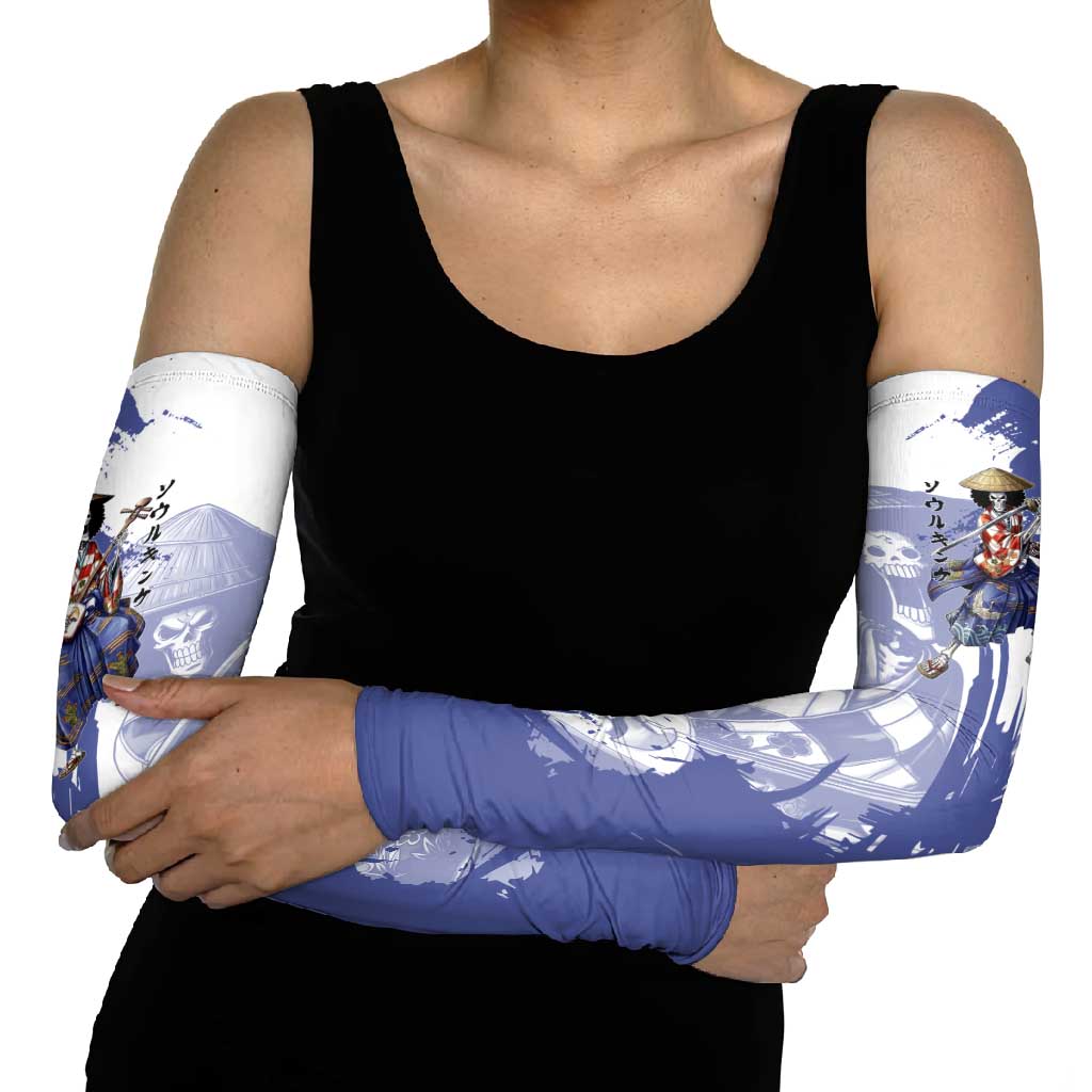 Brook in Wano Samurai Attire Arm Sleeves Soul King Brook - Traditional Japanese Style