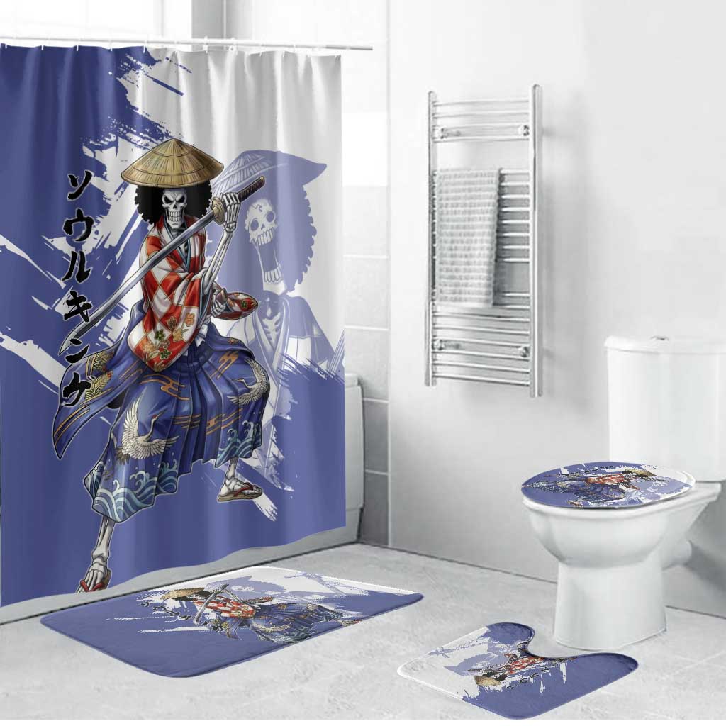 Brook in Wano Samurai Attire Bathroom Set Soul King Brook - Traditional Japanese Style