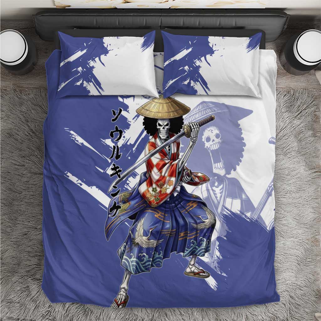 Brook in Wano Samurai Attire Bedding Set Soul King Brook - Traditional Japanese Style