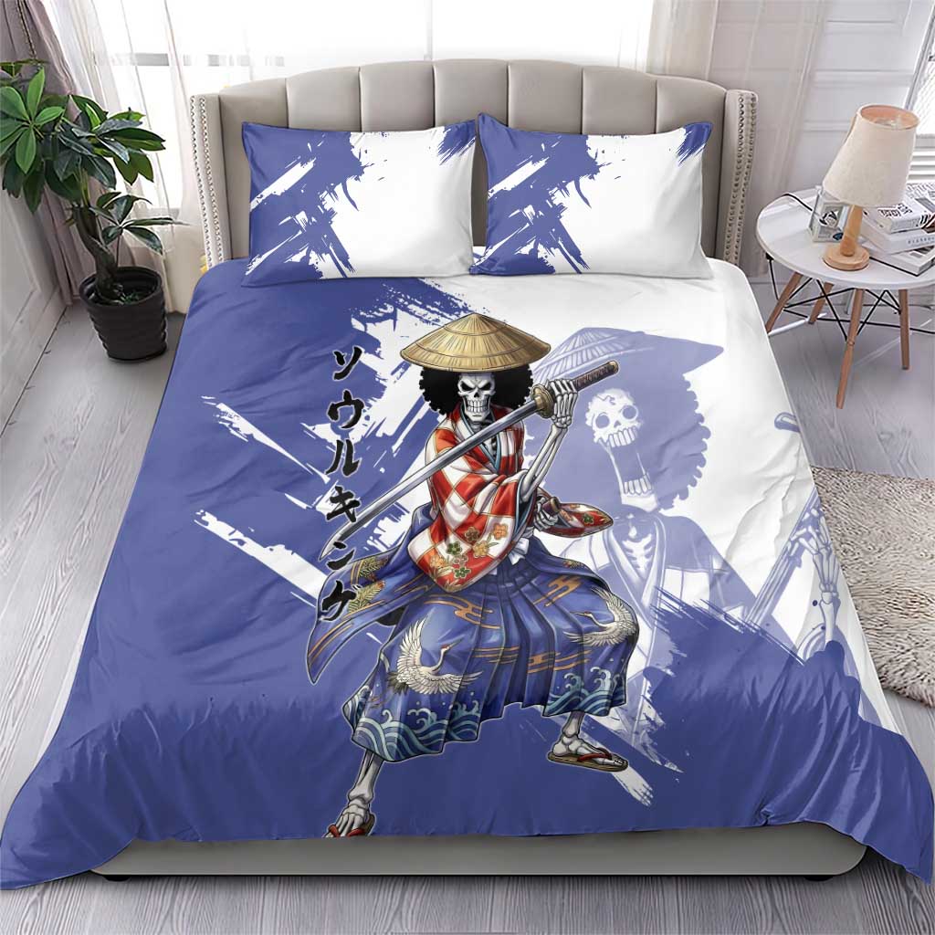 Brook in Wano Samurai Attire Bedding Set Soul King Brook - Traditional Japanese Style