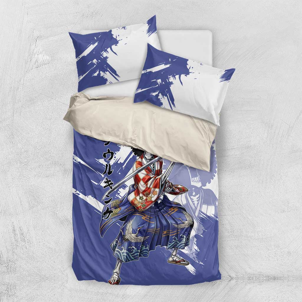 Brook in Wano Samurai Attire Bedding Set Soul King Brook - Traditional Japanese Style
