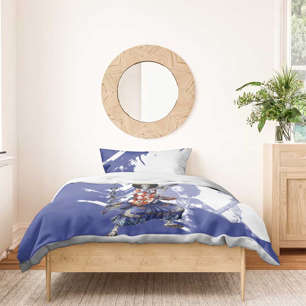 Brook in Wano Samurai Attire Bedding Set Soul King Brook - Traditional Japanese Style