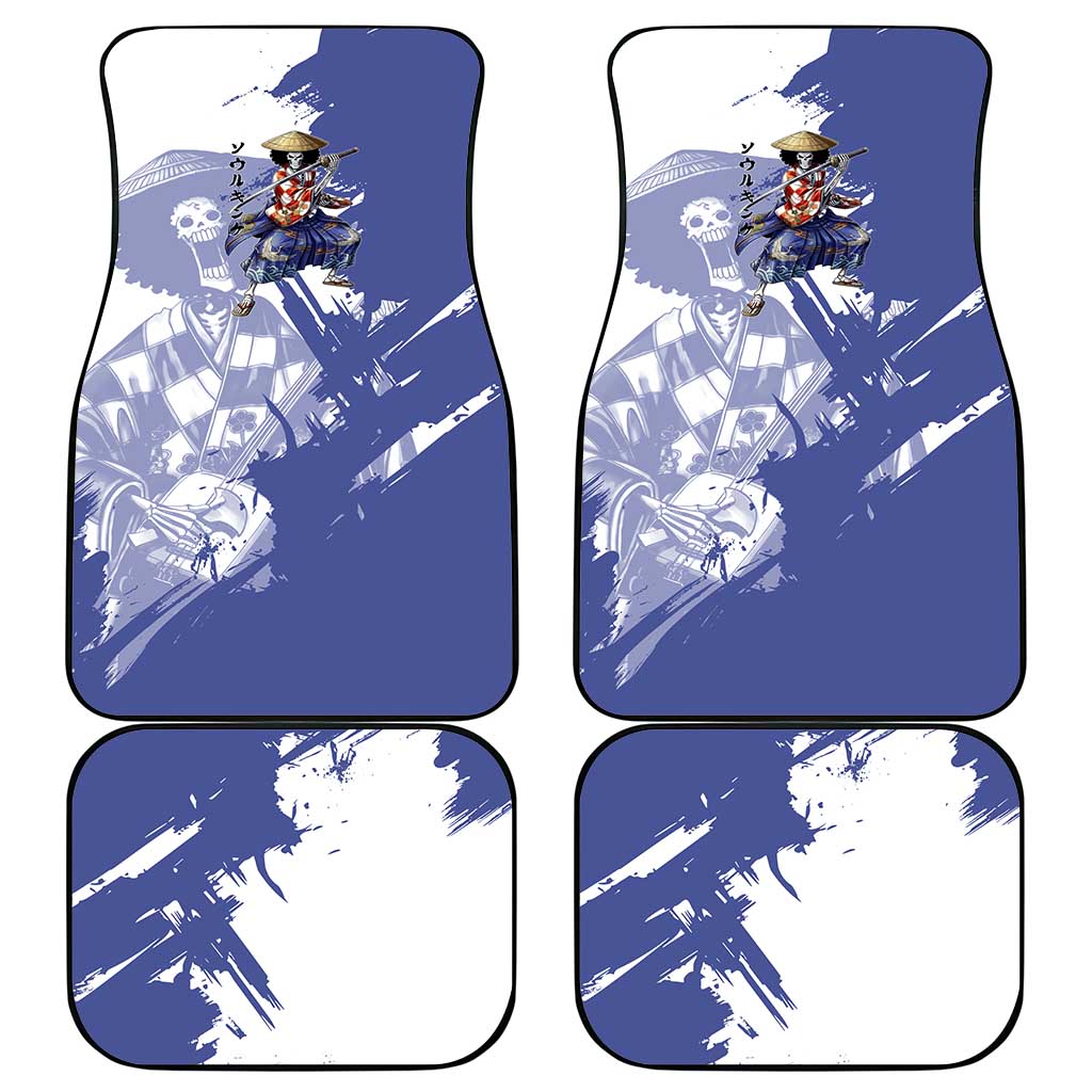 Brook in Wano Samurai Attire Car Mats Soul King Brook - Traditional Japanese Style