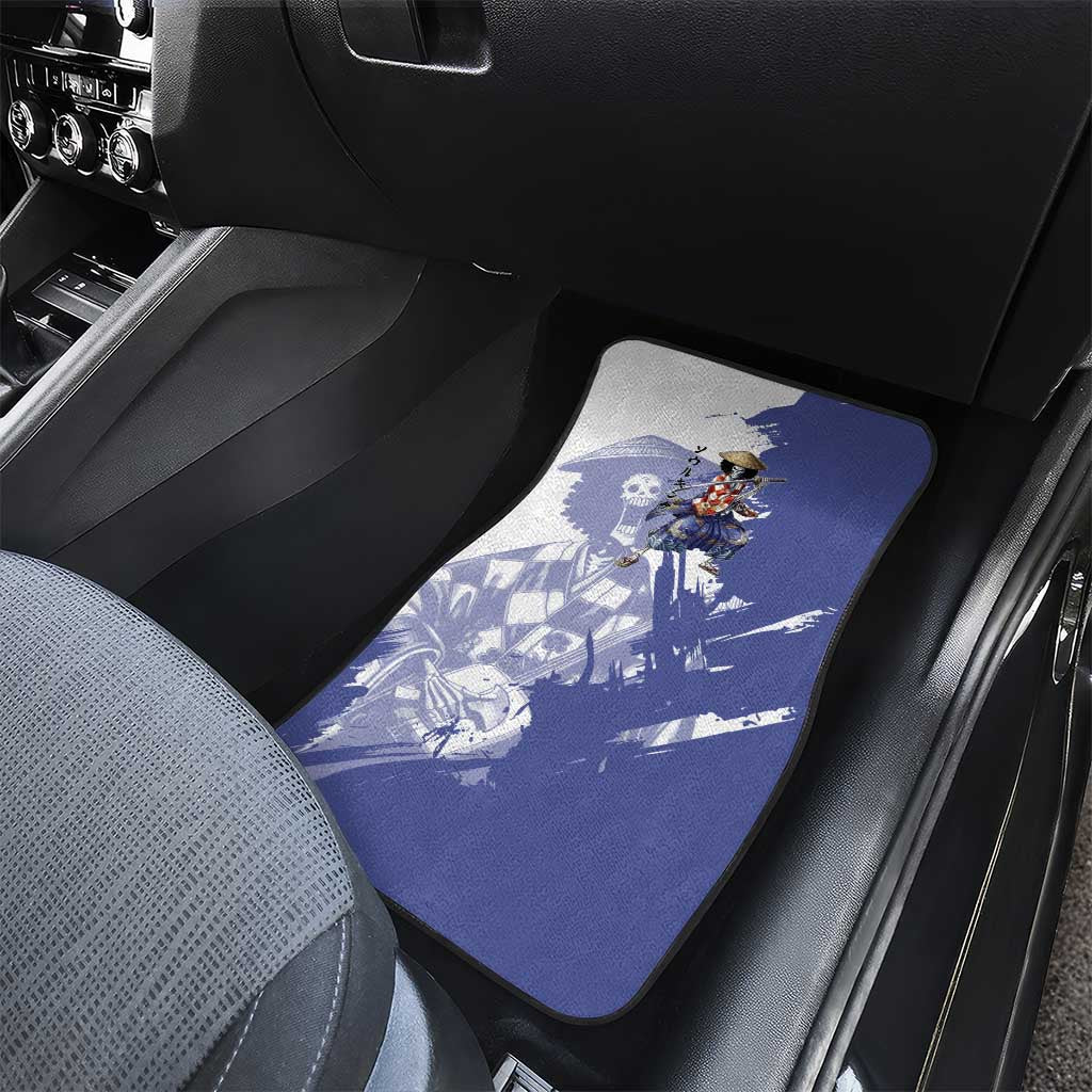 Brook in Wano Samurai Attire Car Mats Soul King Brook - Traditional Japanese Style