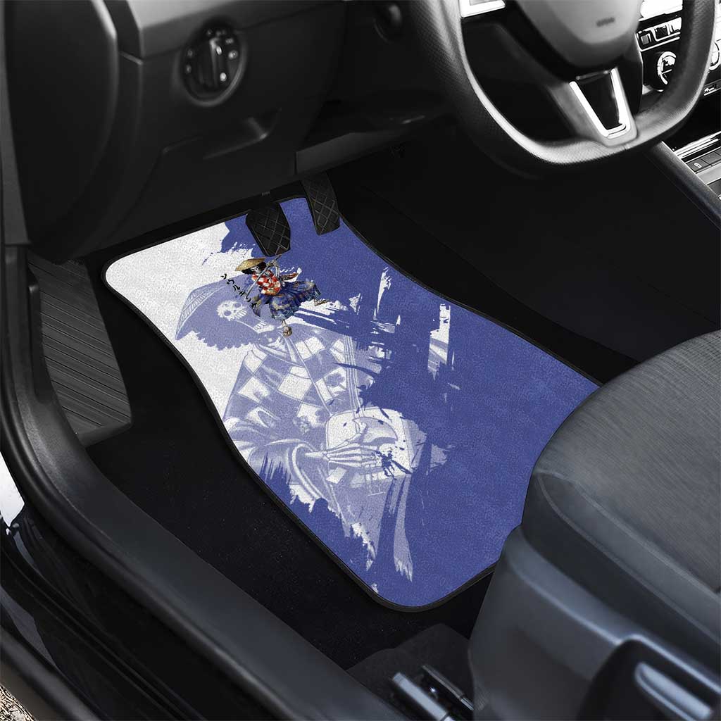 Brook in Wano Samurai Attire Car Mats Soul King Brook - Traditional Japanese Style