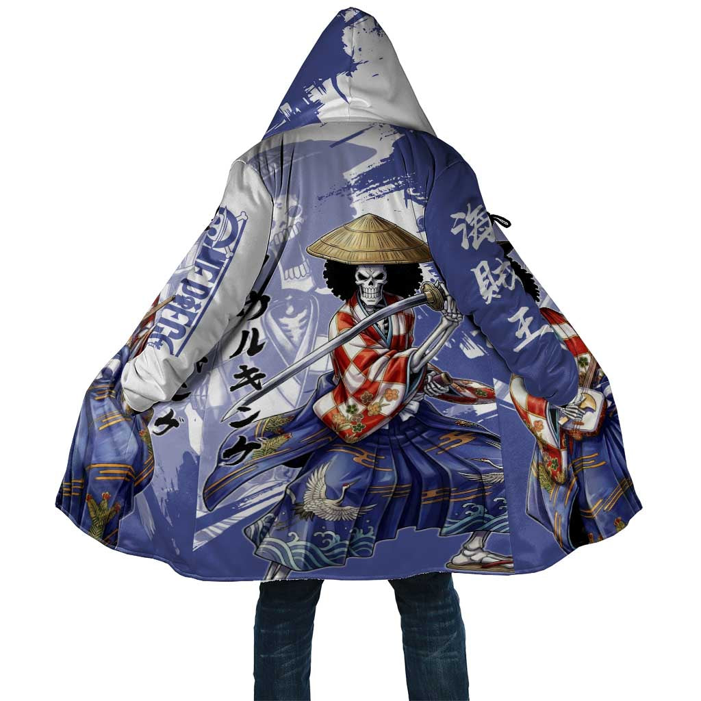 Brook in Wano Samurai Attire Cloak Soul King Brook - Traditional Japanese Style