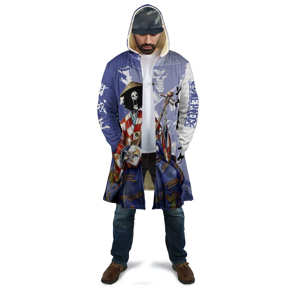 Brook in Wano Samurai Attire Cloak Soul King Brook - Traditional Japanese Style