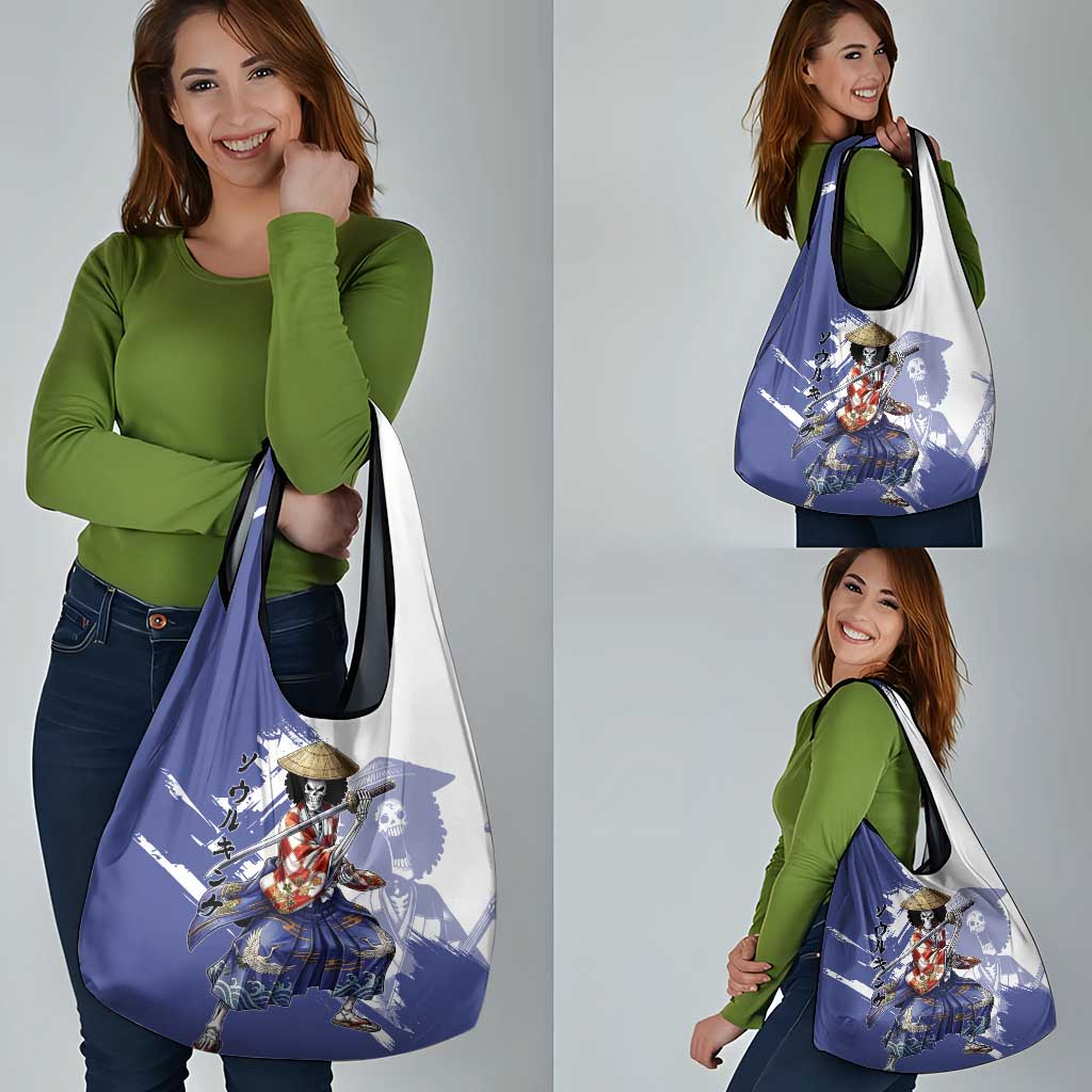 Brook in Wano Samurai Attire Grocery Bag Soul King Brook - Traditional Japanese Style