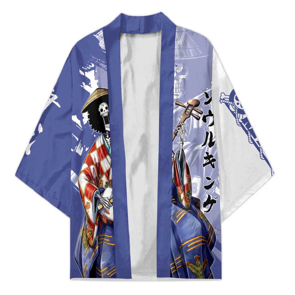 Brook in Wano Samurai Attire Kimono Soul King Brook - Traditional Japanese Style