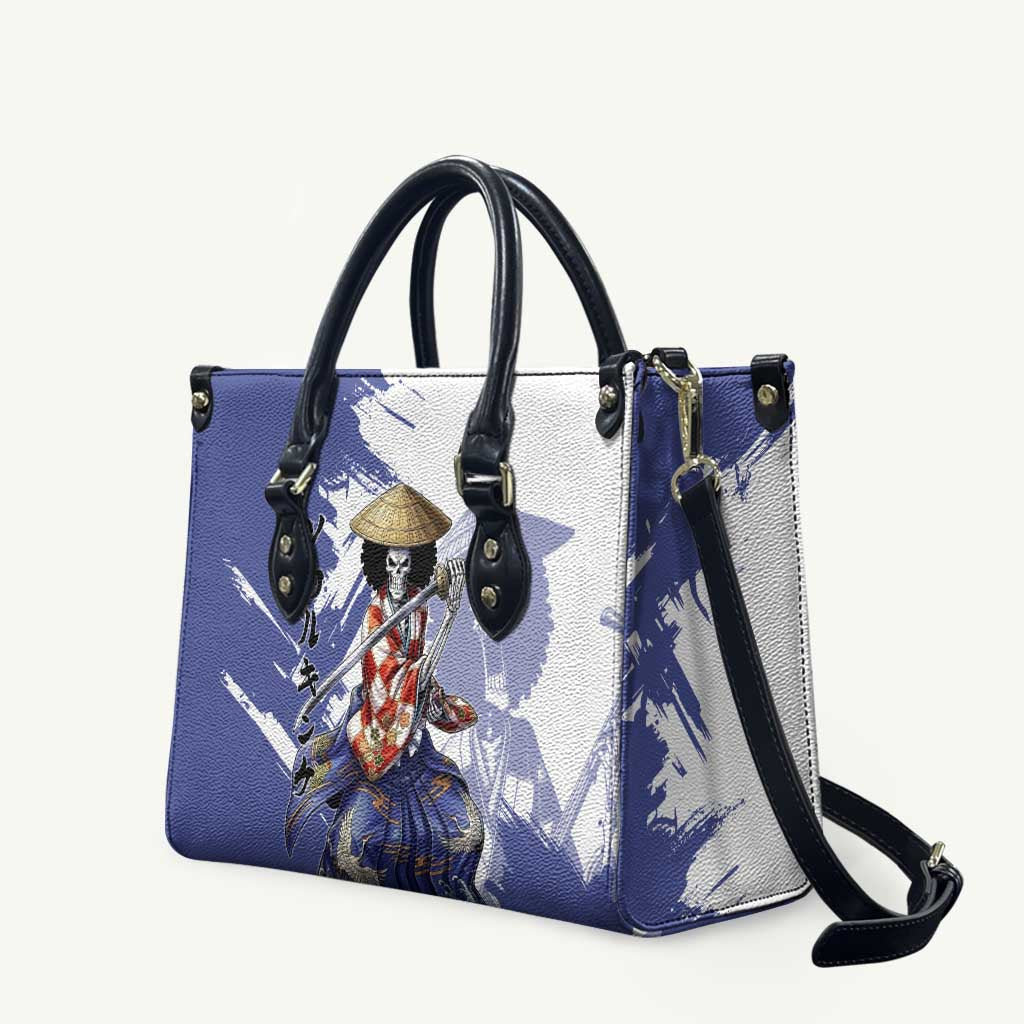 Brook in Wano Samurai Attire Leather Bag Soul King Brook - Traditional Japanese Style