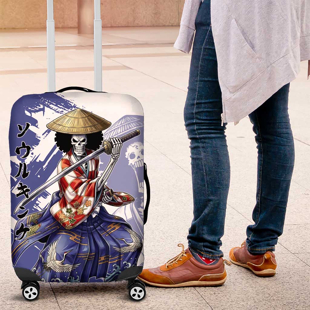 Brook in Wano Samurai Attire Luggage Cover Soul King Brook - Traditional Japanese Style