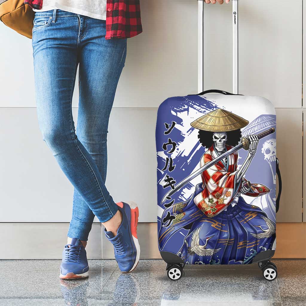Brook in Wano Samurai Attire Luggage Cover Soul King Brook - Traditional Japanese Style