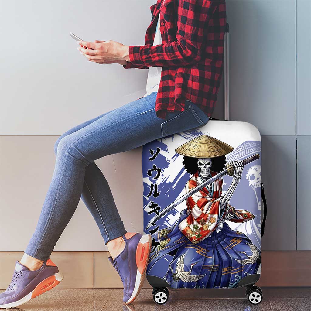 Brook in Wano Samurai Attire Luggage Cover Soul King Brook - Traditional Japanese Style