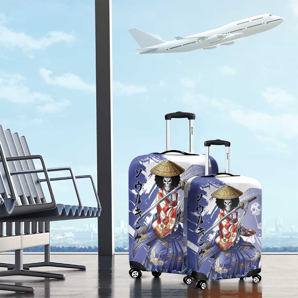 Brook in Wano Samurai Attire Luggage Cover Soul King Brook - Traditional Japanese Style