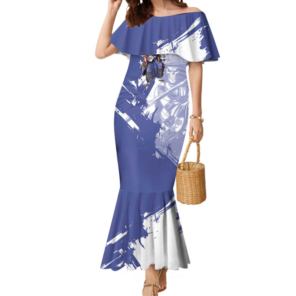 Brook in Wano Samurai Attire Mermaid Dress Soul King Brook - Traditional Japanese Style