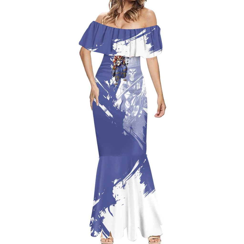 Brook in Wano Samurai Attire Mermaid Dress Soul King Brook - Traditional Japanese Style