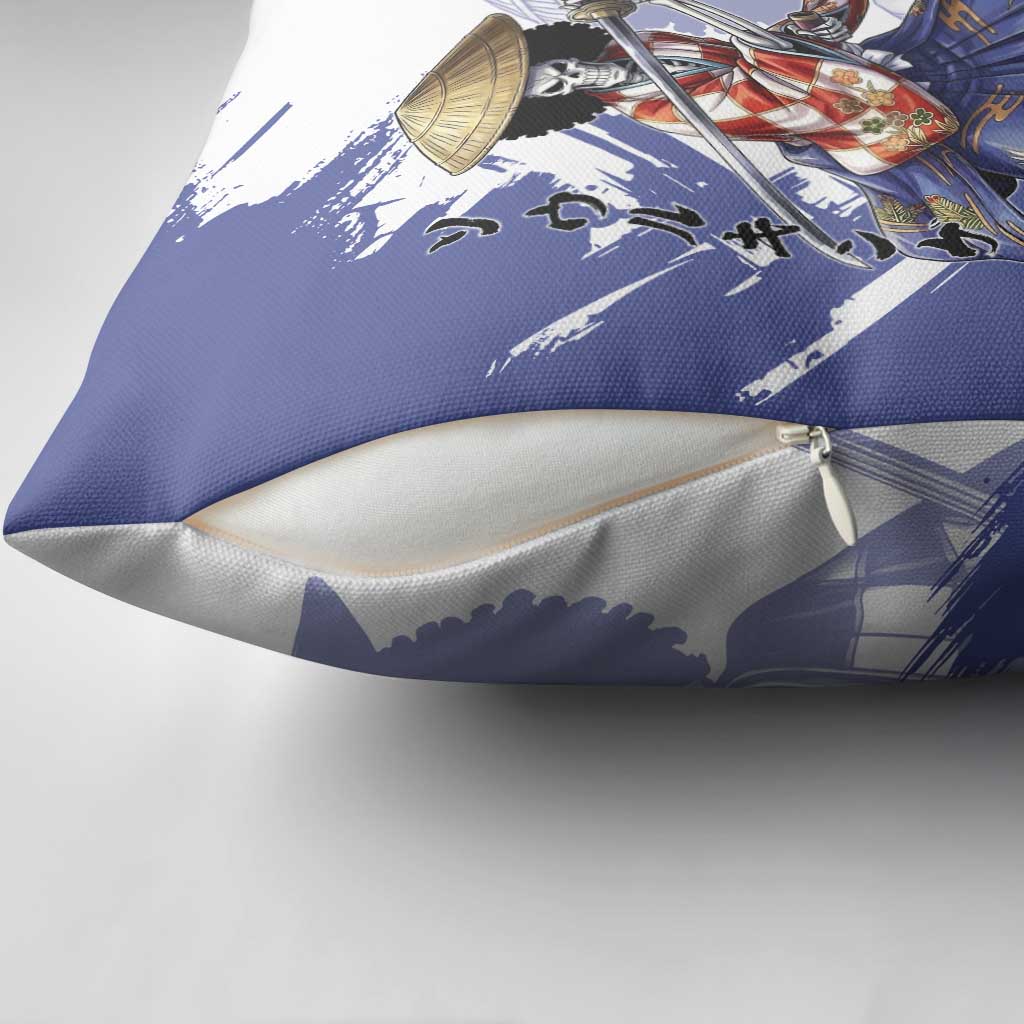 Brook in Wano Samurai Attire Pillow Cover Soul King Brook - Traditional Japanese Style