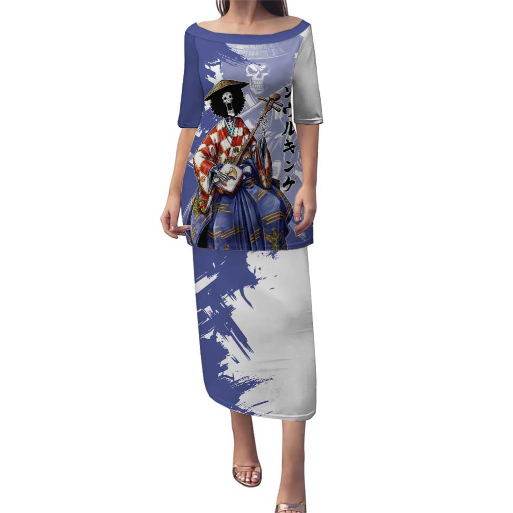 Brook in Wano Samurai Attire Puletasi Soul King Brook - Traditional Japanese Style