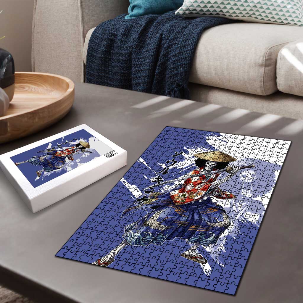 Brook in Wano Samurai Attire Puzzle Soul King Brook - Traditional Japanese Style