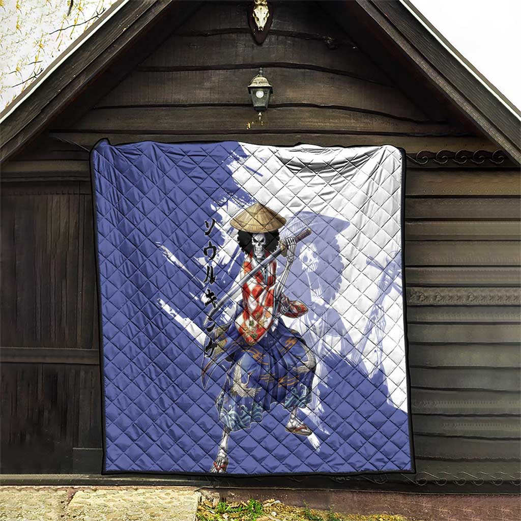 Brook in Wano Samurai Attire Quilt Soul King Brook - Traditional Japanese Style