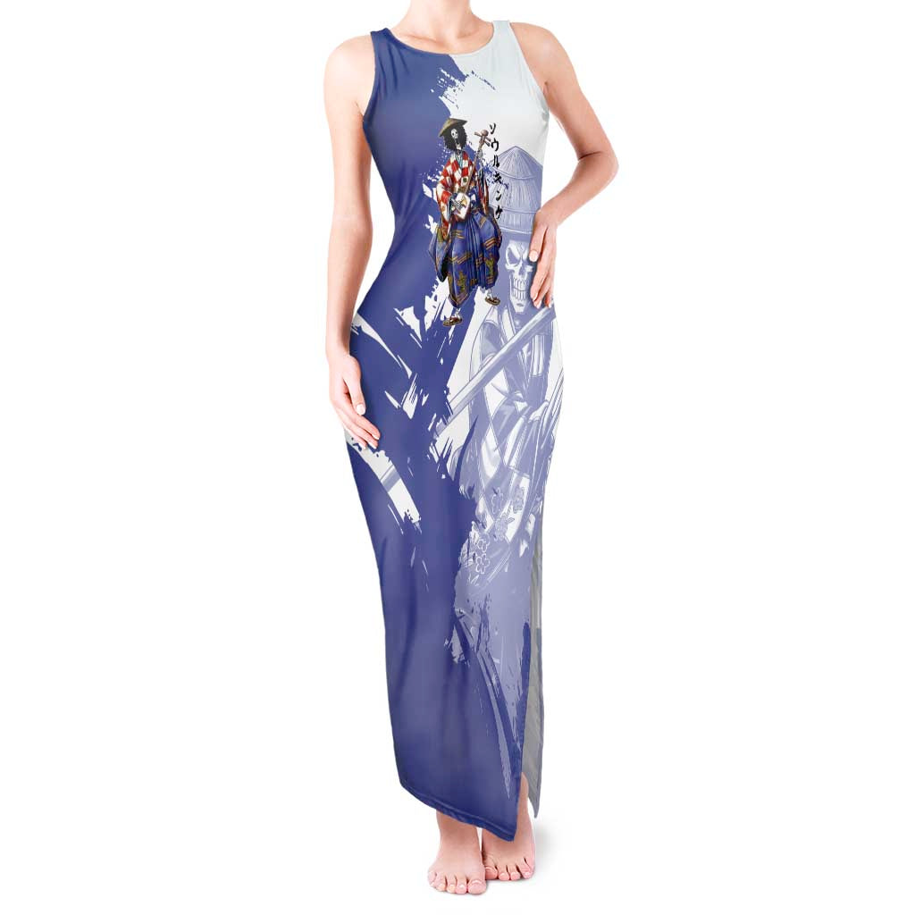 Brook in Wano Samurai Attire Tank Maxi Dress Soul King Brook - Traditional Japanese Style