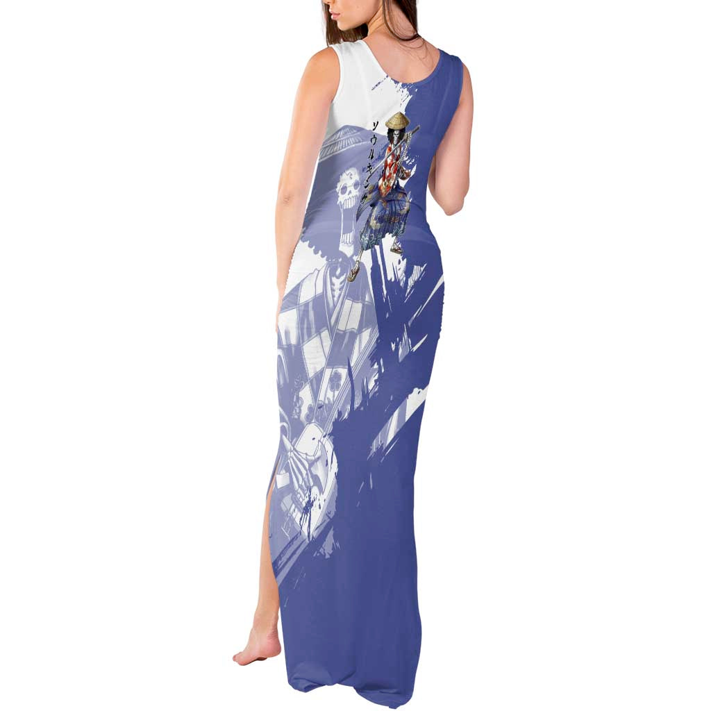Brook in Wano Samurai Attire Tank Maxi Dress Soul King Brook - Traditional Japanese Style