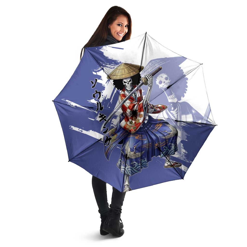 Brook in Wano Samurai Attire Umbrella Soul King Brook - Traditional Japanese Style