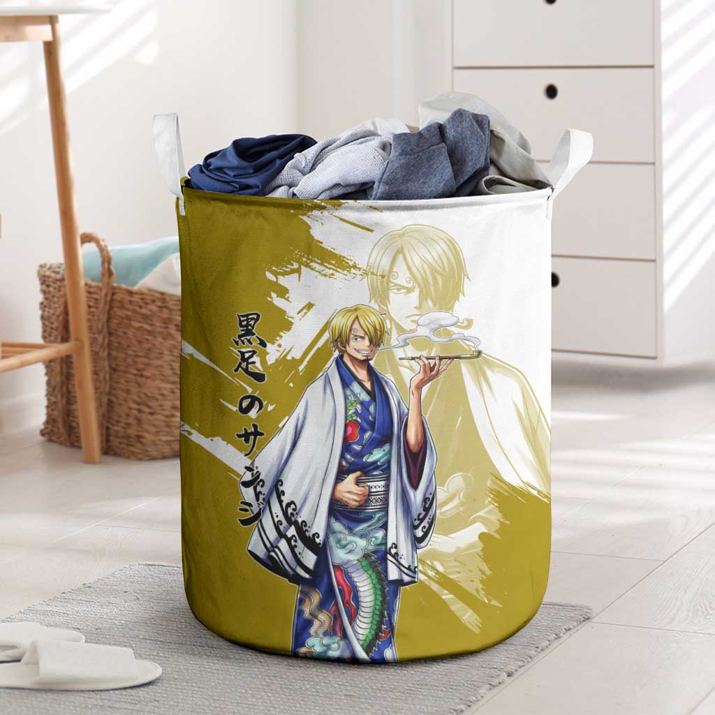 Vinsmoke Sanji - Wano Arc Samurai Style Laundry Basket Sanji in Traditional Kimono - One Piece Wano Edition