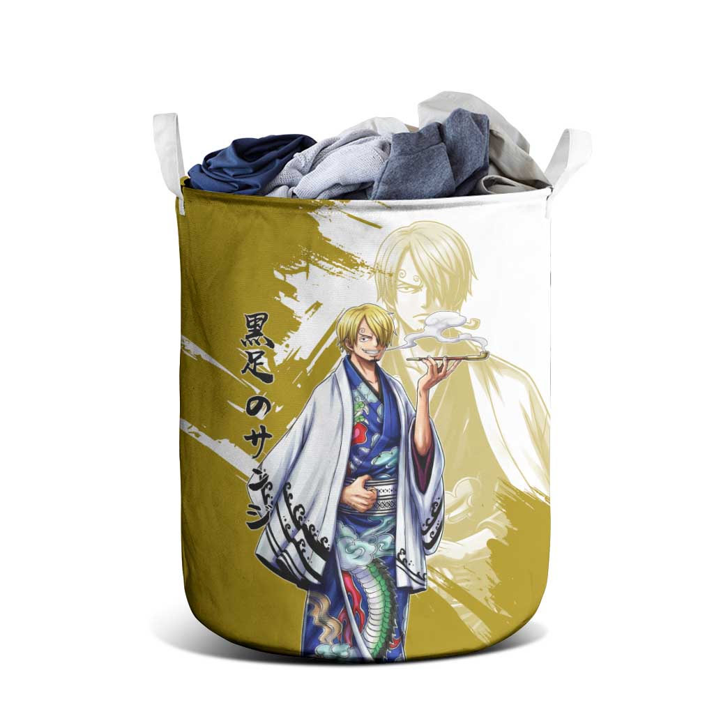 Vinsmoke Sanji - Wano Arc Samurai Style Laundry Basket Sanji in Traditional Kimono - One Piece Wano Edition