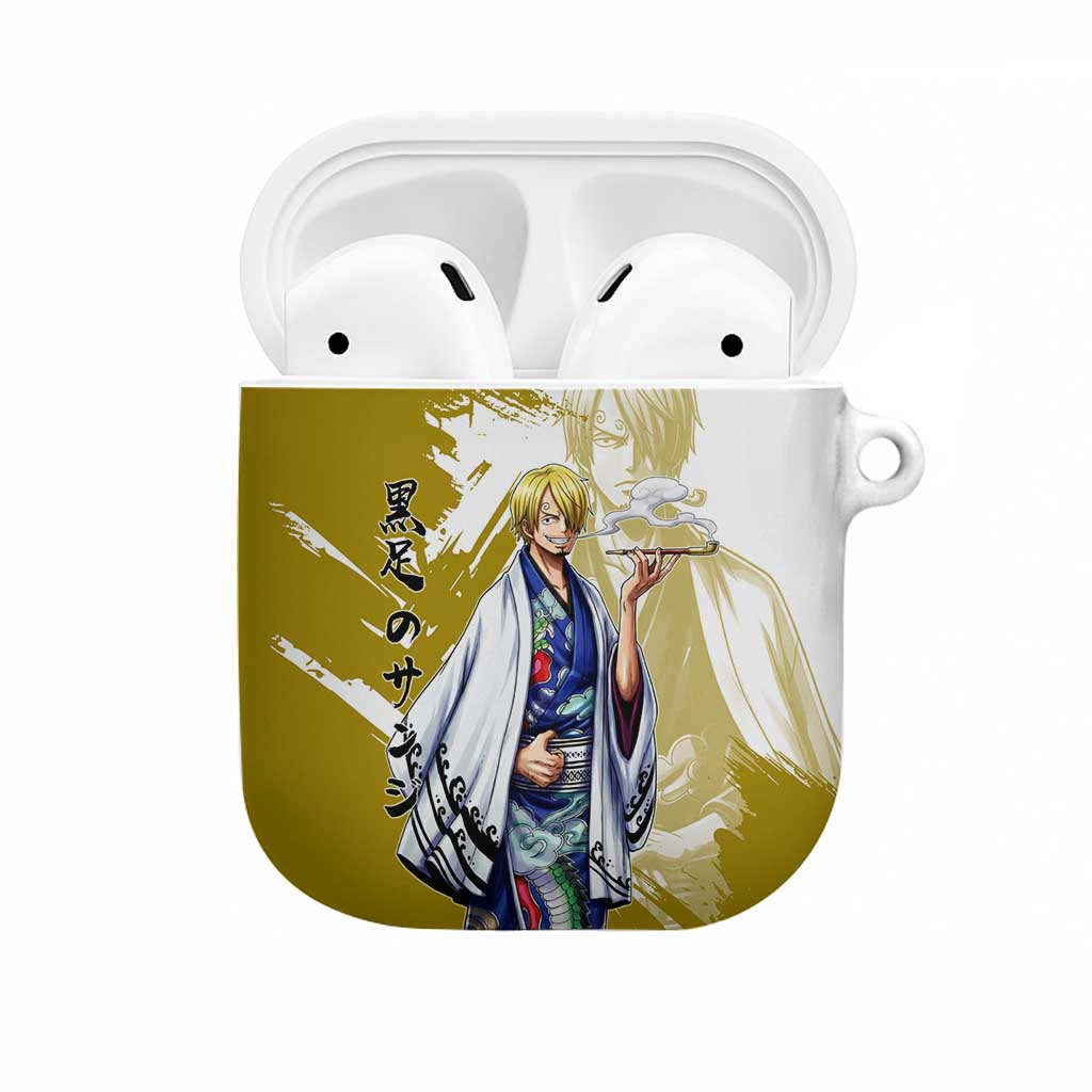 Vinsmoke Sanji - Wano Arc Samurai Style AirPods Case Sanji in Traditional Kimono - One Piece Wano Edition