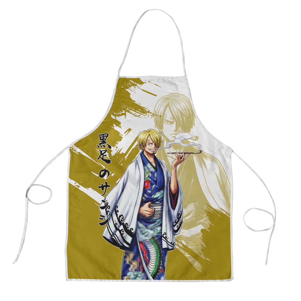 Vinsmoke Sanji - Wano Arc Samurai Style Apron Sanji in Traditional Kimono - One Piece Wano Edition
