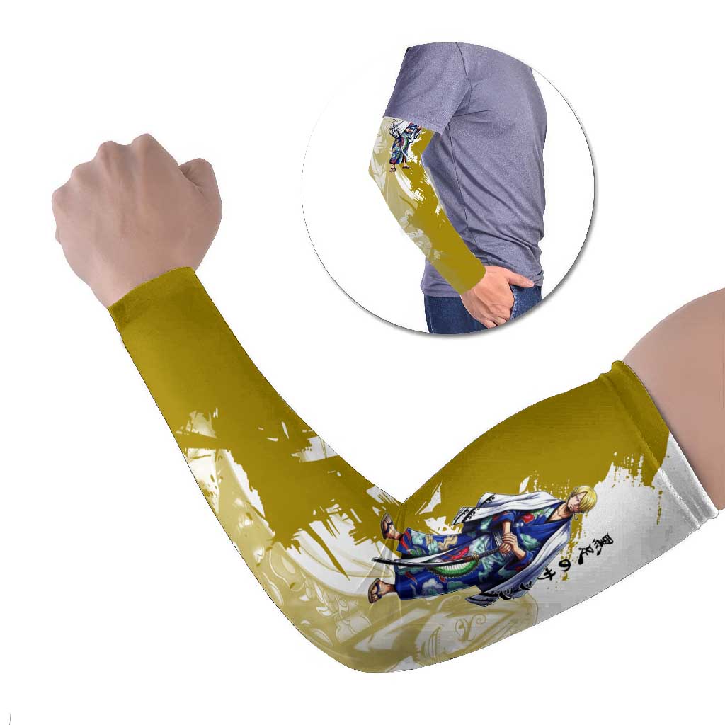 Vinsmoke Sanji - Wano Arc Samurai Style Arm Sleeves Sanji in Traditional Kimono - One Piece Wano Edition