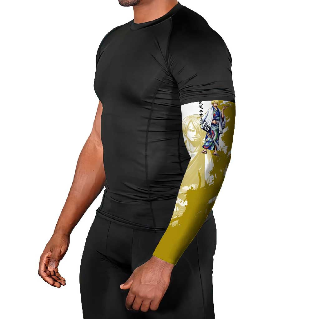 Vinsmoke Sanji - Wano Arc Samurai Style Arm Sleeves Sanji in Traditional Kimono - One Piece Wano Edition