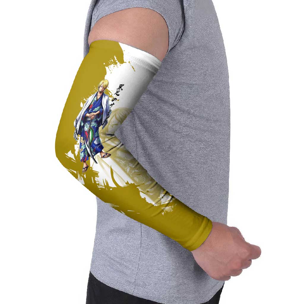 Vinsmoke Sanji - Wano Arc Samurai Style Arm Sleeves Sanji in Traditional Kimono - One Piece Wano Edition