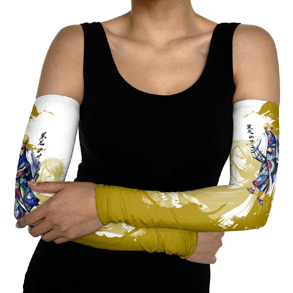 Vinsmoke Sanji - Wano Arc Samurai Style Arm Sleeves Sanji in Traditional Kimono - One Piece Wano Edition