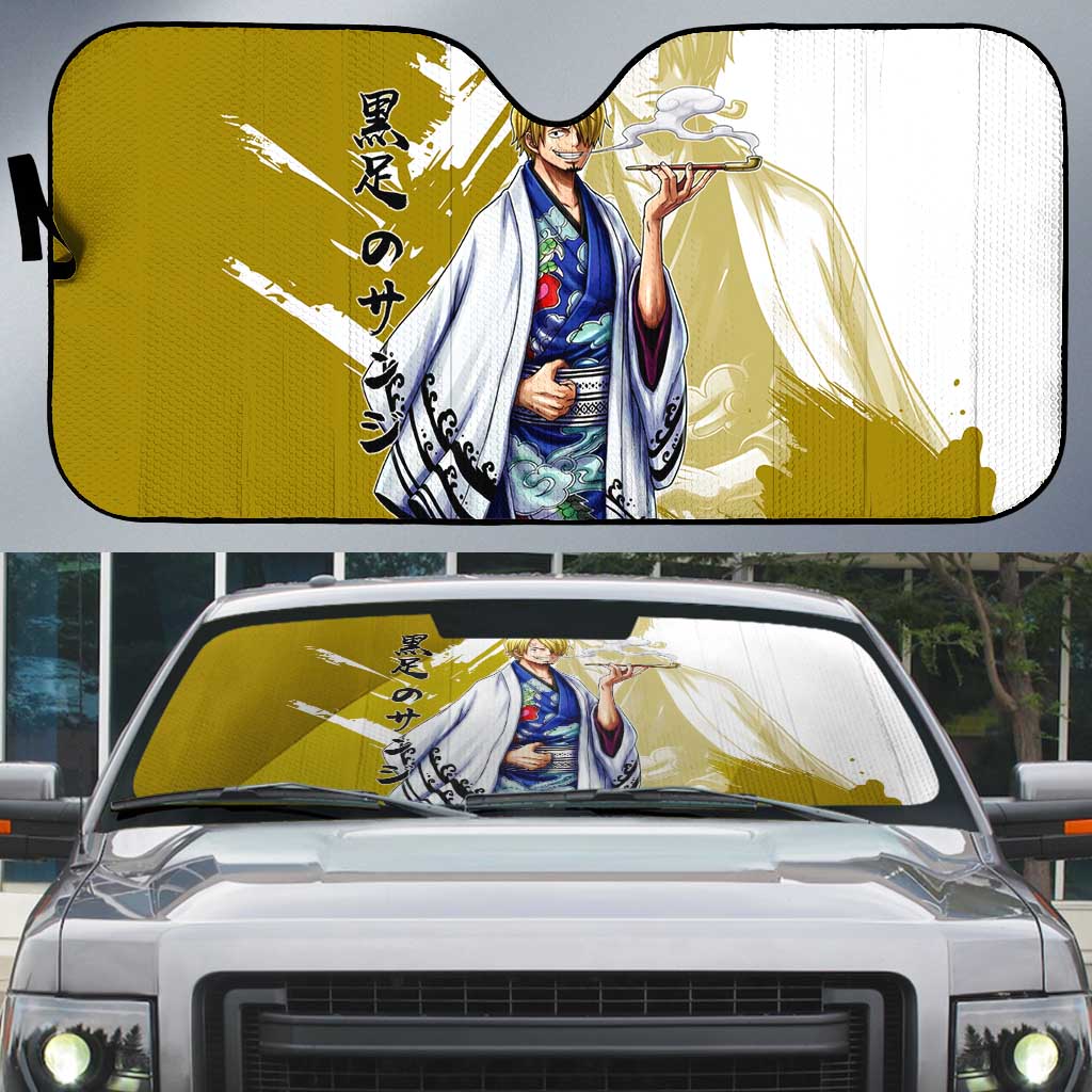 Vinsmoke Sanji - Wano Arc Samurai Style Auto Sun Shade Sanji in Traditional Kimono - One Piece Wano Edition