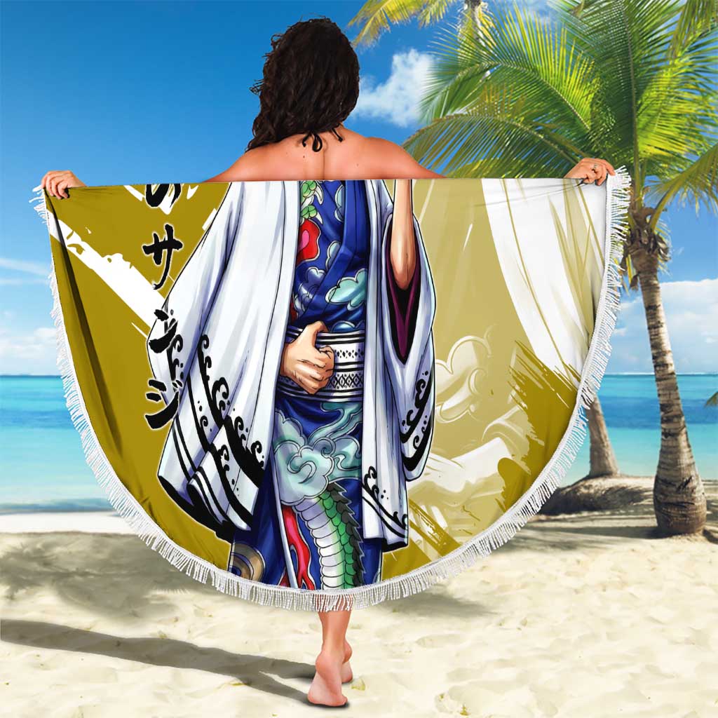 Vinsmoke Sanji - Wano Arc Samurai Style Beach Blanket Sanji in Traditional Kimono - One Piece Wano Edition