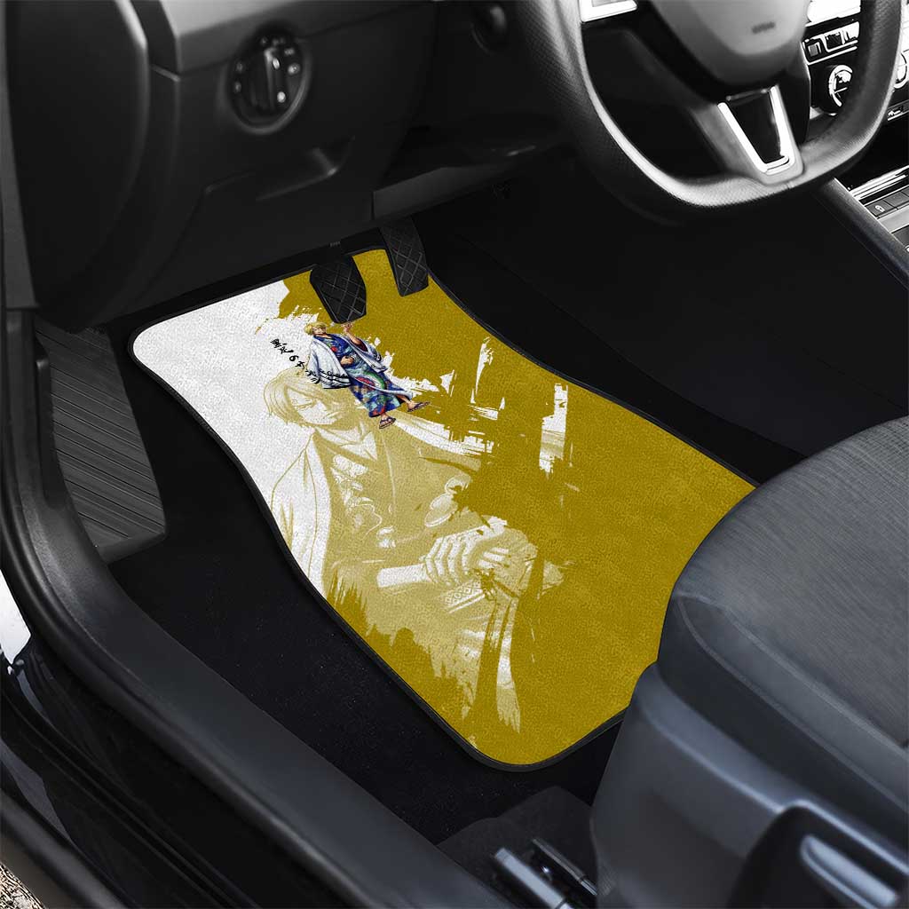Vinsmoke Sanji - Wano Arc Samurai Style Car Mats Sanji in Traditional Kimono - One Piece Wano Edition