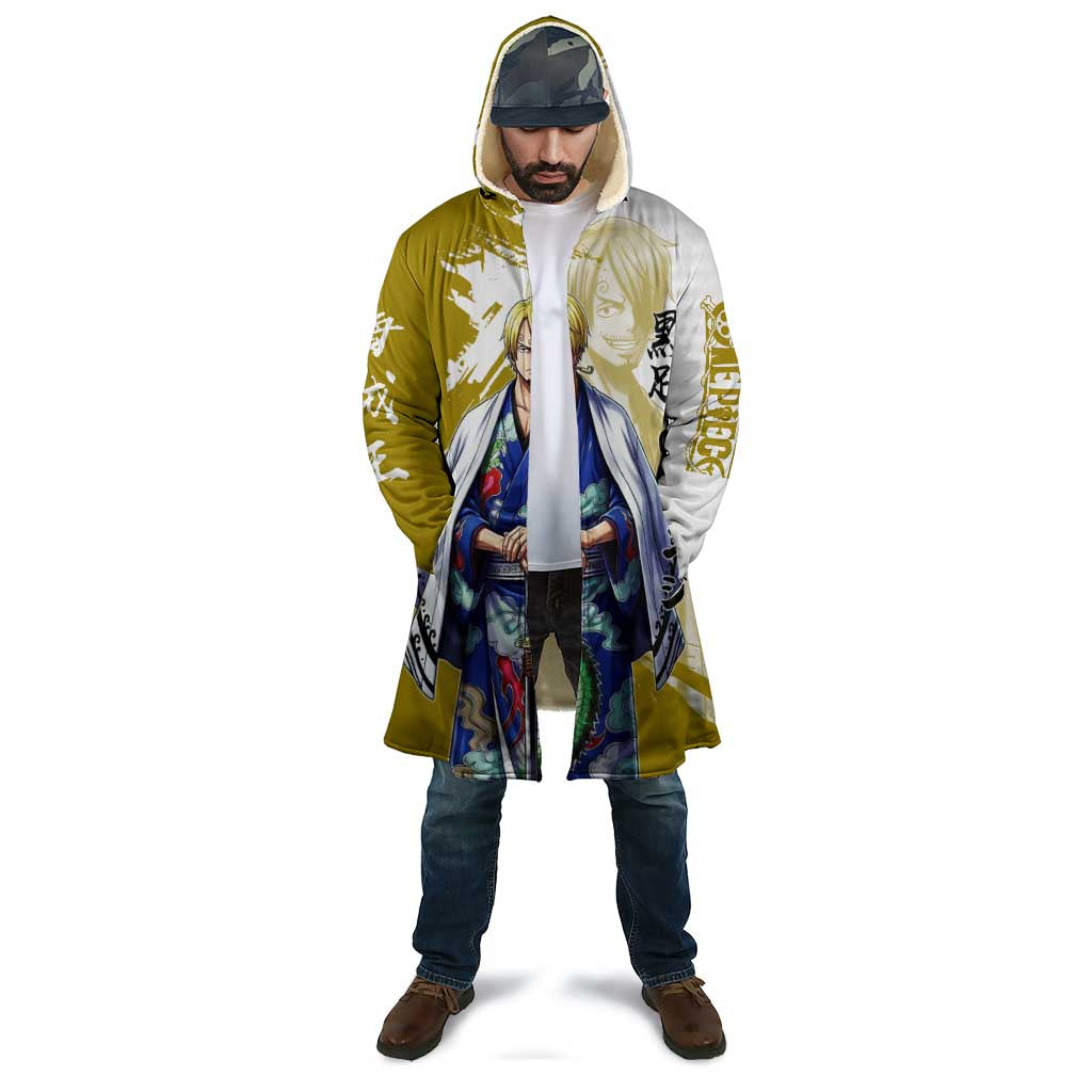 Vinsmoke Sanji - Wano Arc Samurai Style Cloak Sanji in Traditional Kimono - One Piece Wano Edition