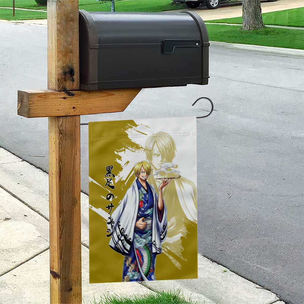 Vinsmoke Sanji - Wano Arc Samurai Style Garden Flag Sanji in Traditional Kimono - One Piece Wano Edition
