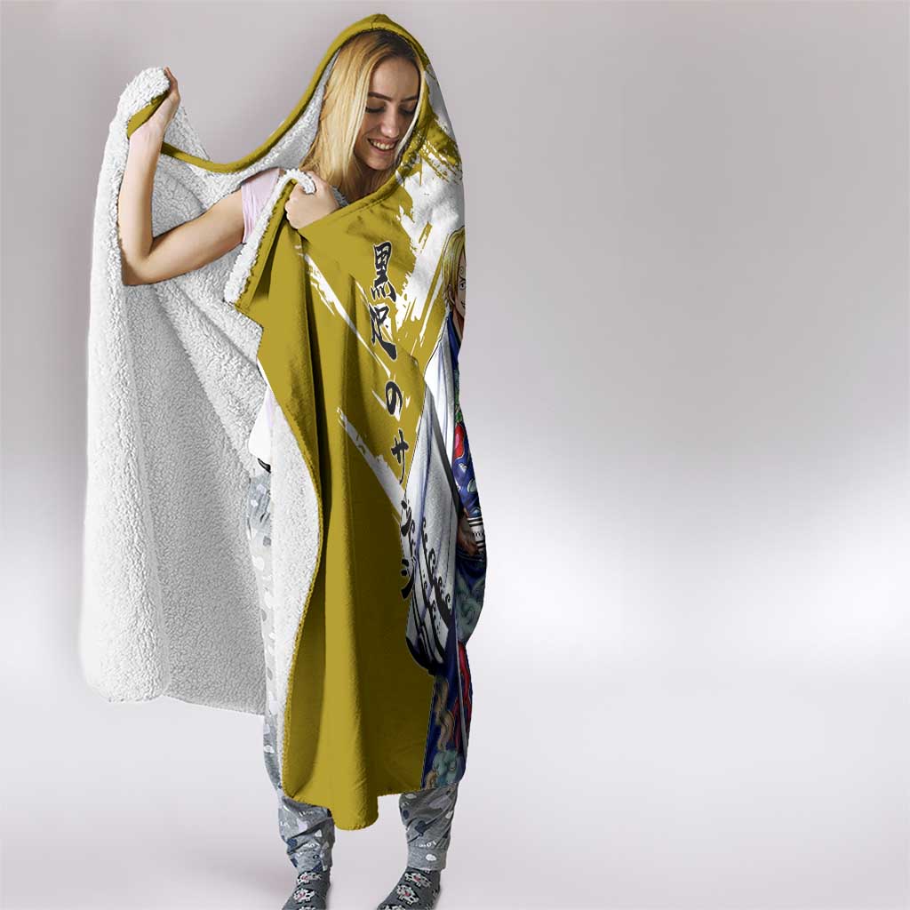 Vinsmoke Sanji - Wano Arc Samurai Style Hooded Blanket Sanji in Traditional Kimono - One Piece Wano Edition