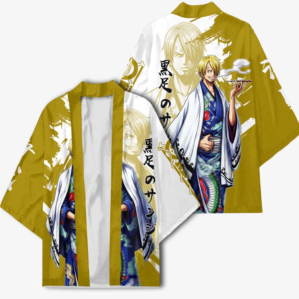 Vinsmoke Sanji - Wano Arc Samurai Style Kimono Sanji in Traditional Kimono - One Piece Wano Edition