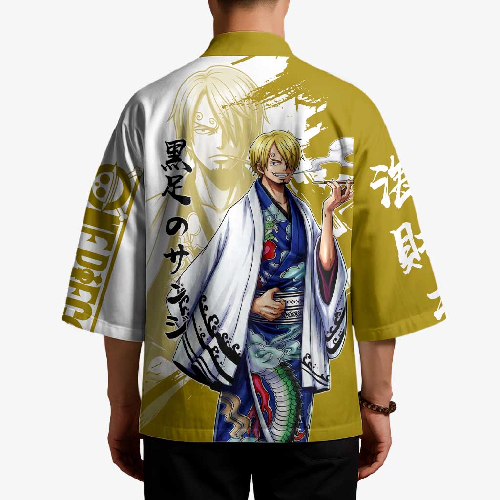Vinsmoke Sanji - Wano Arc Samurai Style Kimono Sanji in Traditional Kimono - One Piece Wano Edition