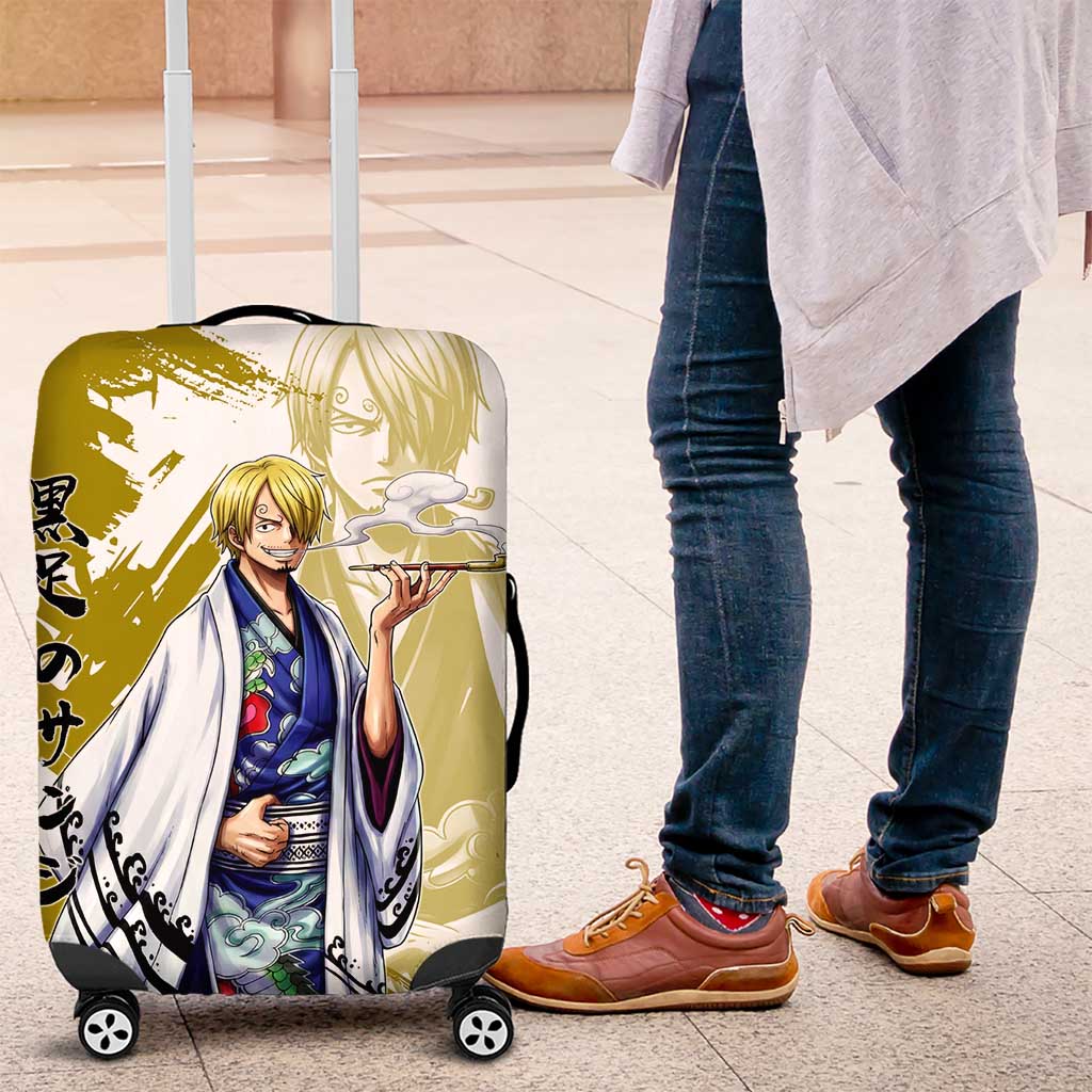 Vinsmoke Sanji - Wano Arc Samurai Style Luggage Cover Sanji in Traditional Kimono - One Piece Wano Edition