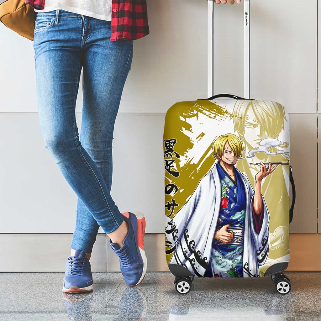 Vinsmoke Sanji - Wano Arc Samurai Style Luggage Cover Sanji in Traditional Kimono - One Piece Wano Edition