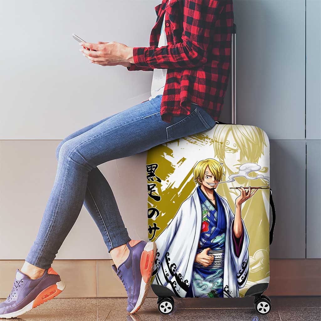 Vinsmoke Sanji - Wano Arc Samurai Style Luggage Cover Sanji in Traditional Kimono - One Piece Wano Edition