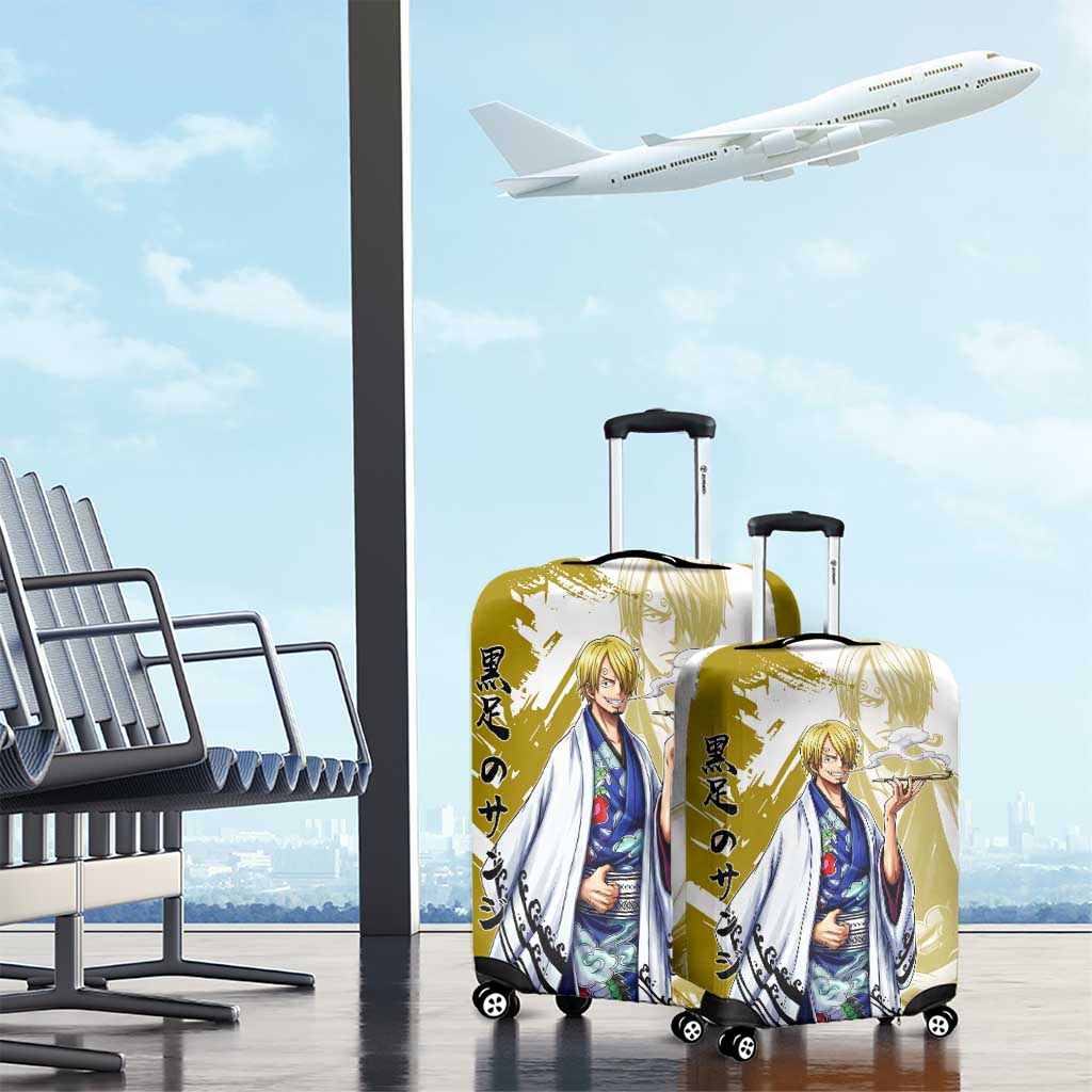 Vinsmoke Sanji - Wano Arc Samurai Style Luggage Cover Sanji in Traditional Kimono - One Piece Wano Edition