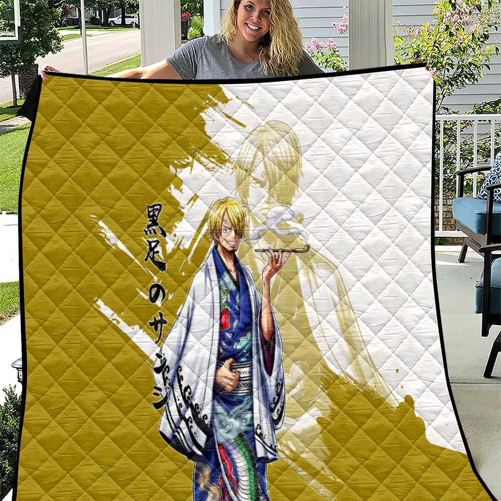 Vinsmoke Sanji - Wano Arc Samurai Style Quilt Sanji in Traditional Kimono - One Piece Wano Edition