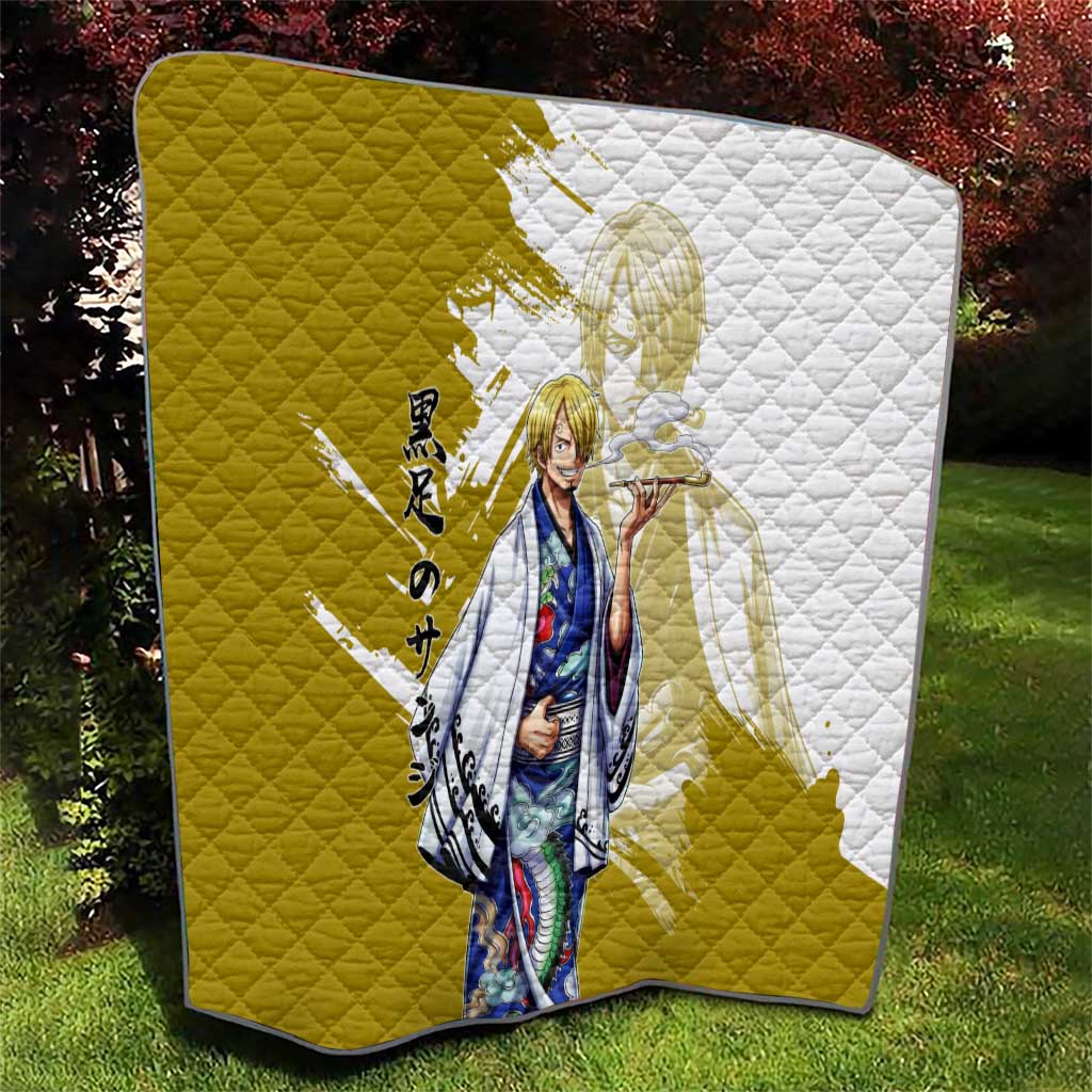 Vinsmoke Sanji - Wano Arc Samurai Style Quilt Sanji in Traditional Kimono - One Piece Wano Edition