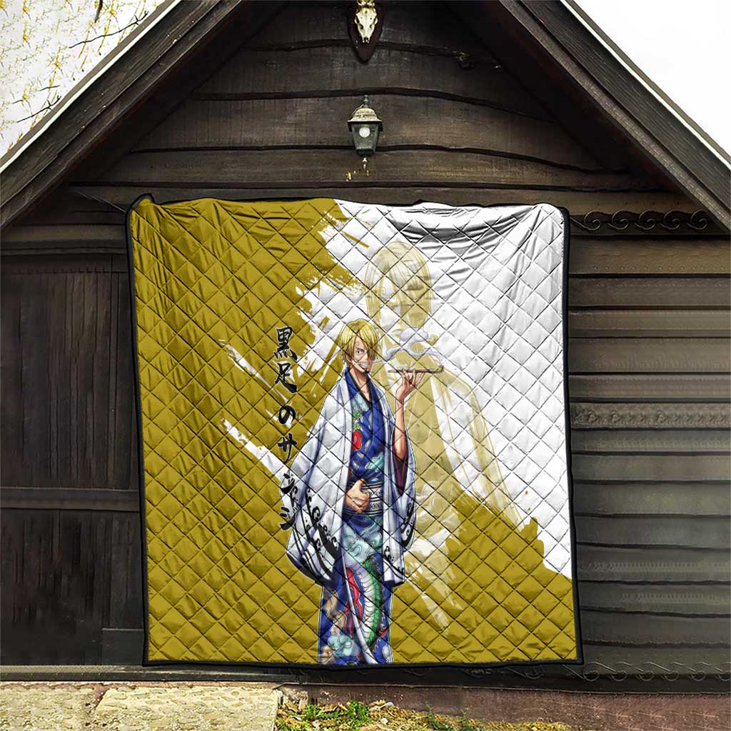 Vinsmoke Sanji - Wano Arc Samurai Style Quilt Sanji in Traditional Kimono - One Piece Wano Edition